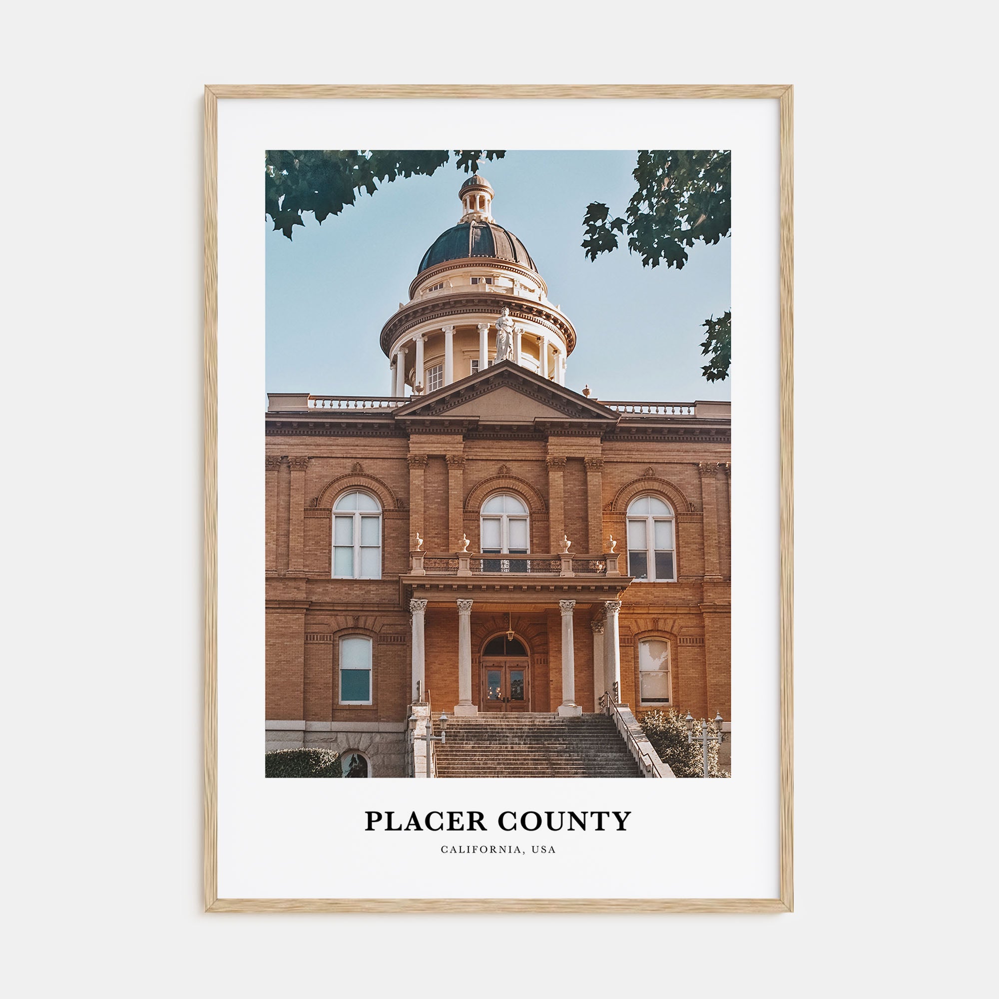 Placer County Portrait Color Poster