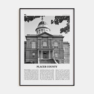 Placer County Travel B&W Poster