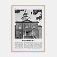 Placer County Travel B&W Poster