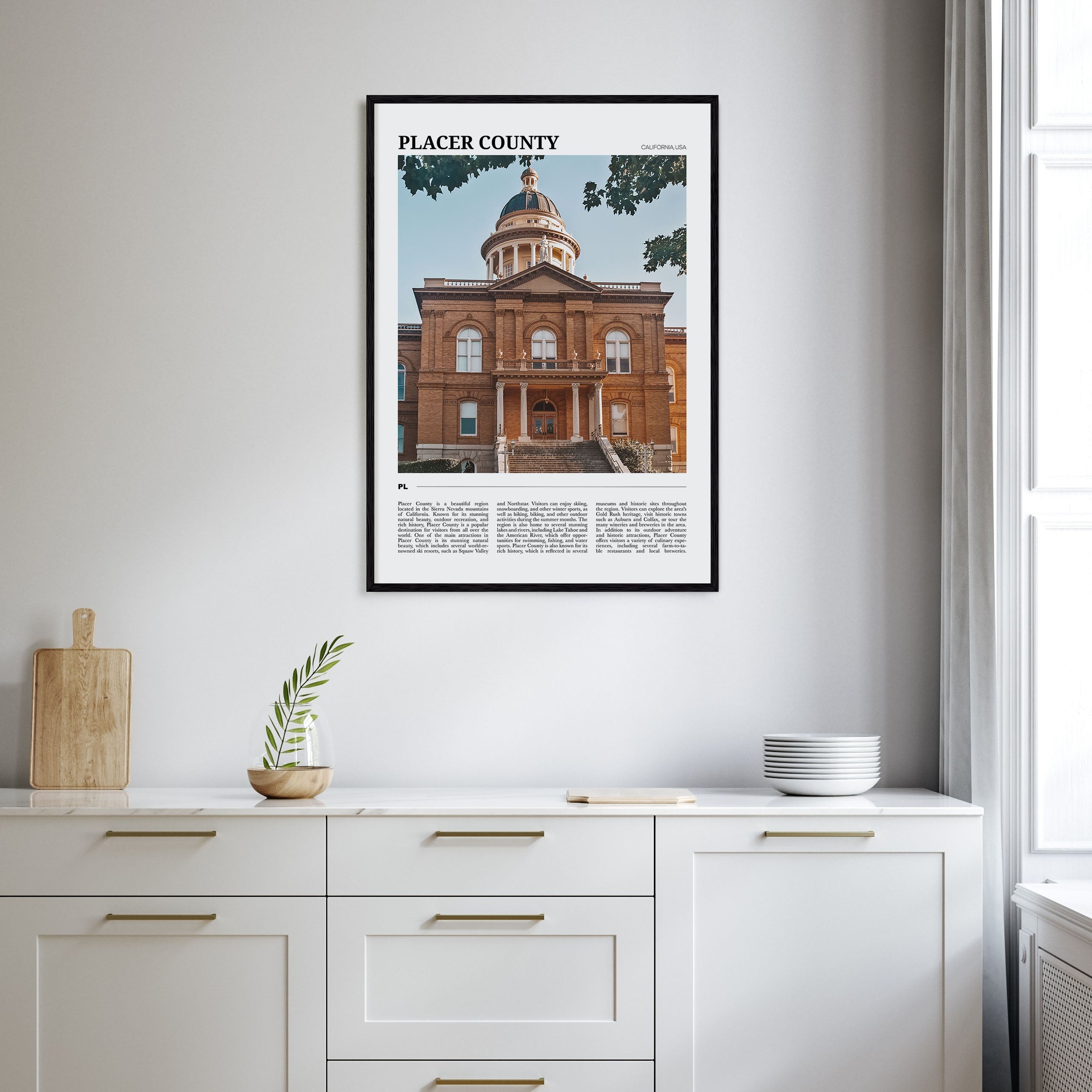 Placer County Travel Color Poster