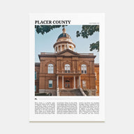 Placer County Travel Color Poster