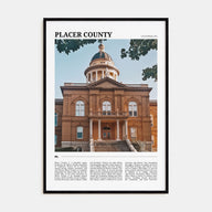 Placer County Travel Color Poster