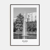 Plano Portrait B&W Poster
