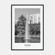 Plano Portrait B&W Poster