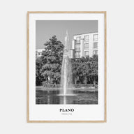 Plano Portrait B&W Poster