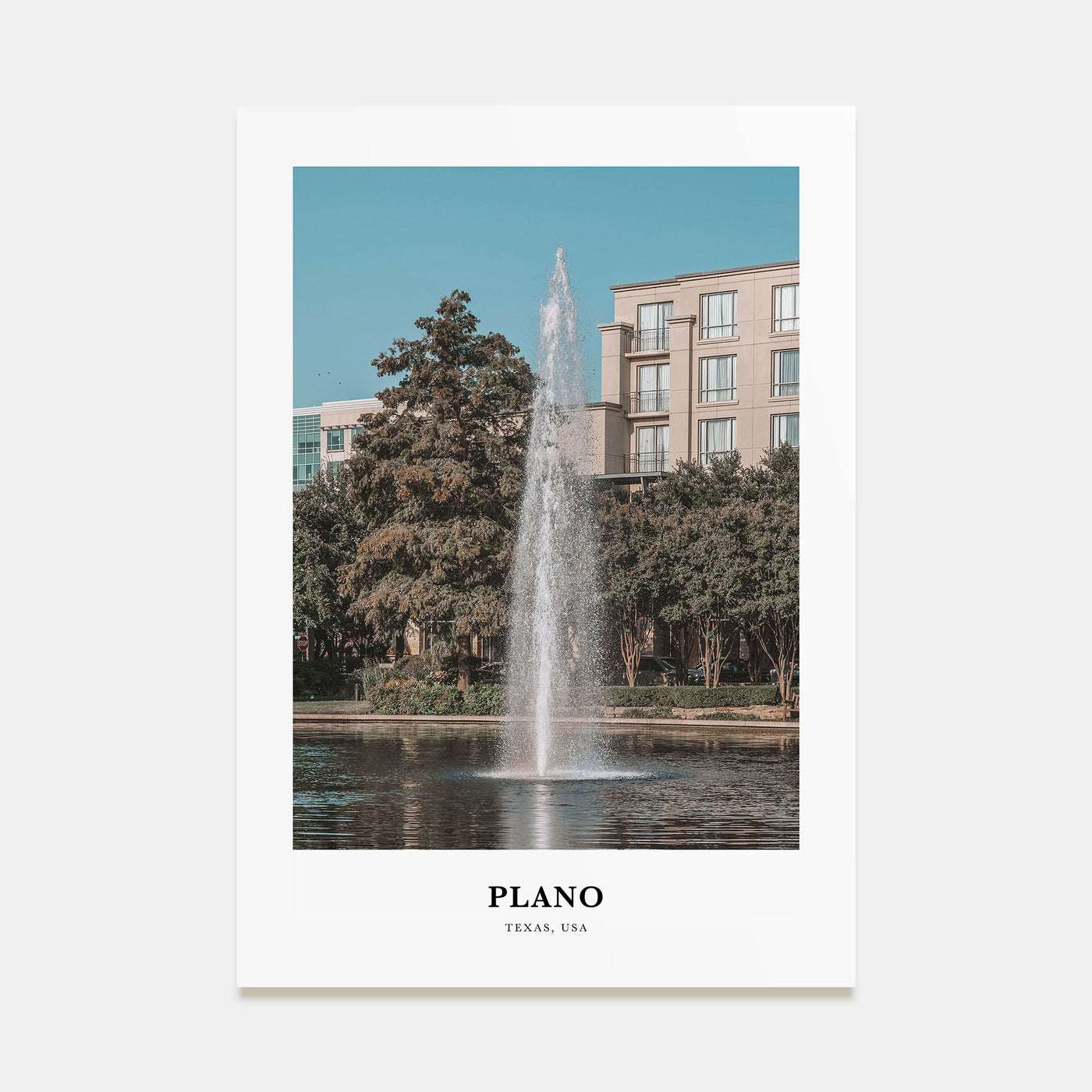 Plano Portrait Color Poster