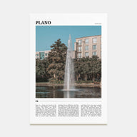 Plano Travel Color Poster