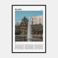 Plano Travel Color Poster