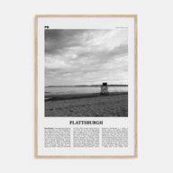 Plattsburgh Travel B&W Poster