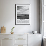 Plattsburgh Travel B&W Poster
