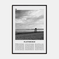 Plattsburgh Travel B&W Poster