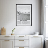 Playa del Carmen Travel B&W Poster