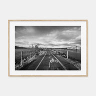 Playa Del Rey Landscape B&W Poster