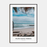 Playa Santa Teresa Portrait Color Poster
