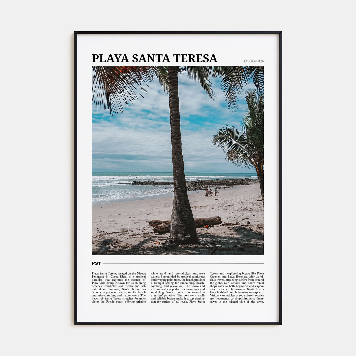 Playa Santa Teresa Travel Color Poster