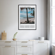 Playa Santa Teresa Travel Color Poster
