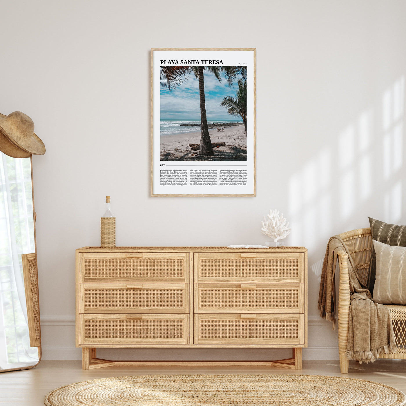 Playa Santa Teresa Travel Color Poster