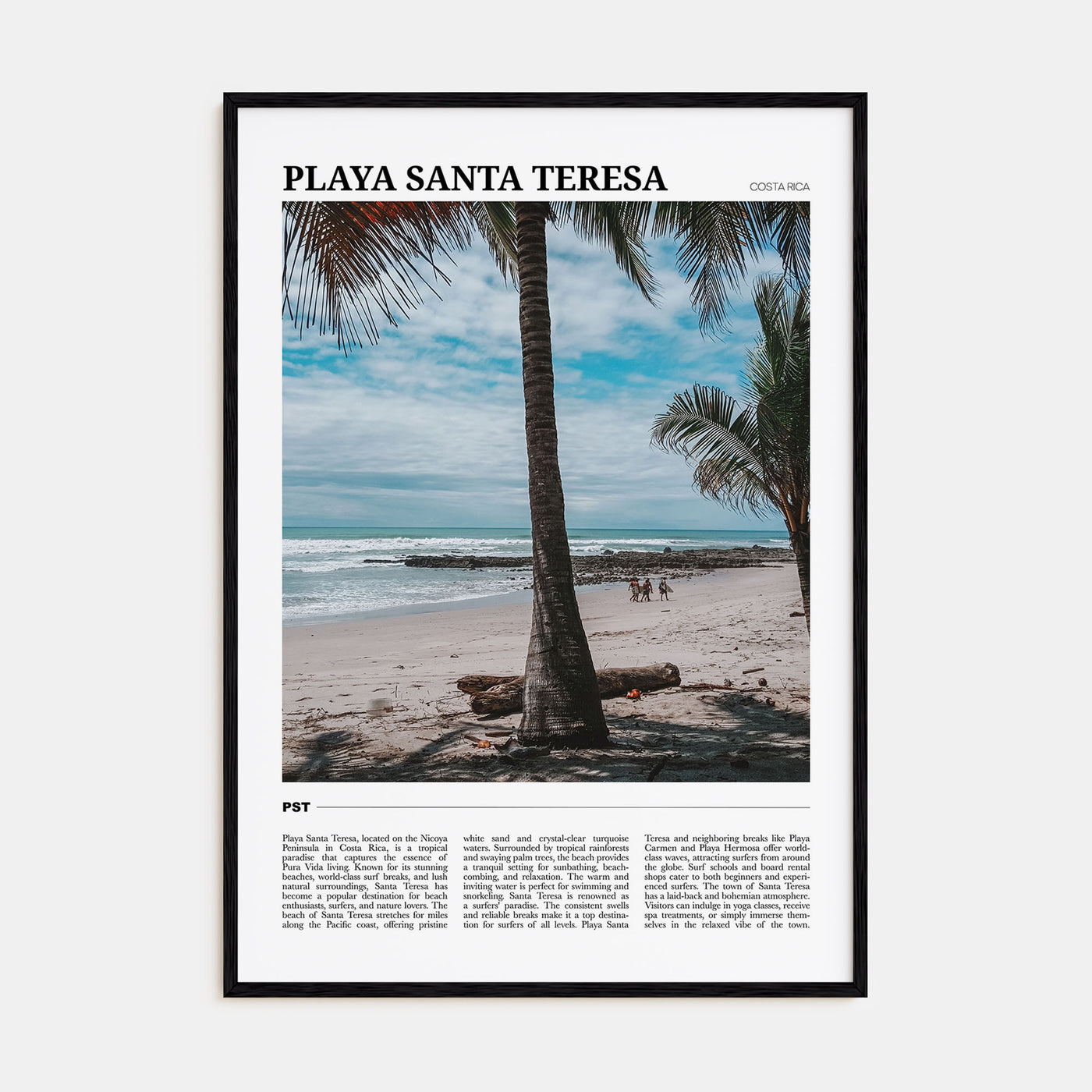 Playa Santa Teresa Travel Color Poster