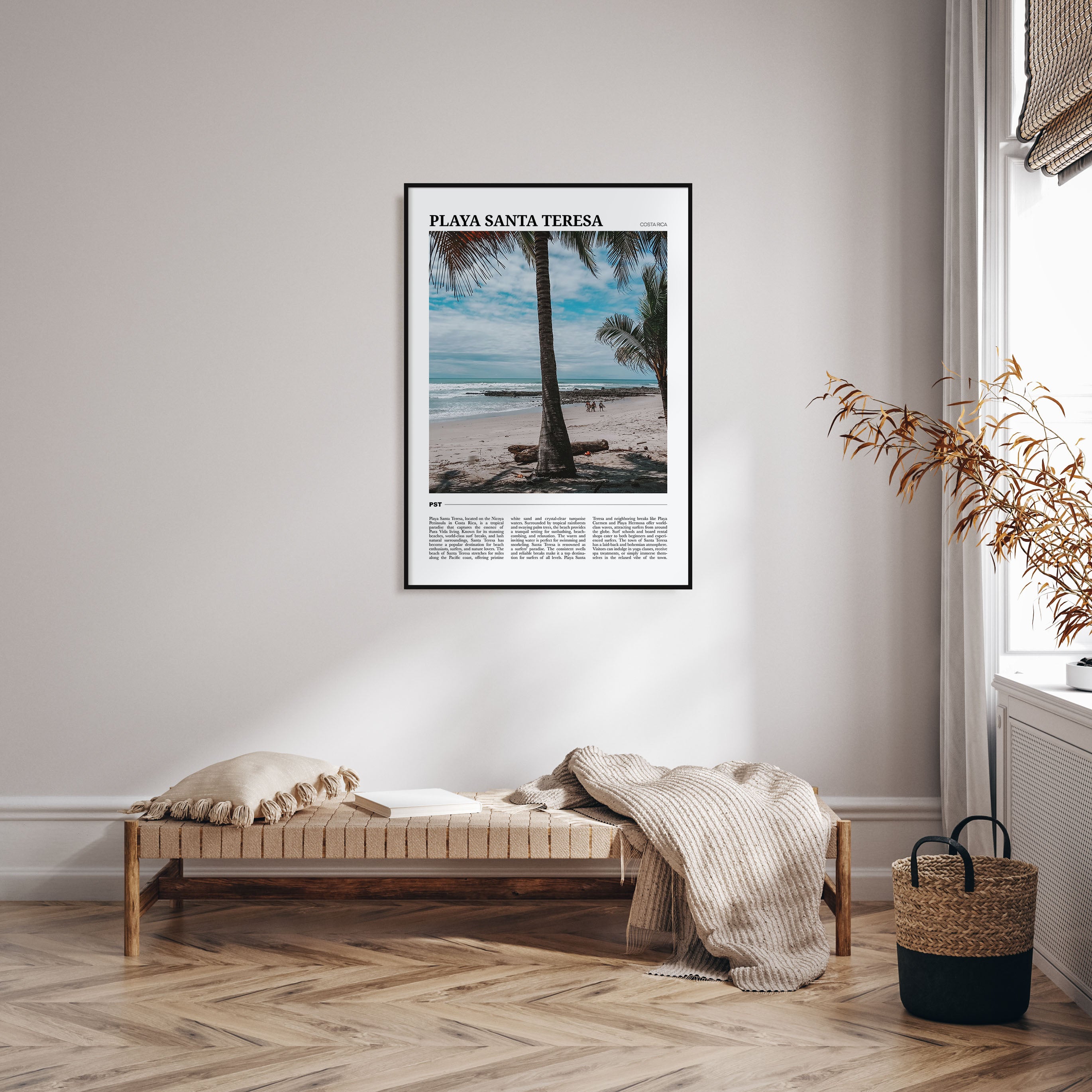 Playa Santa Teresa Travel Color Poster
