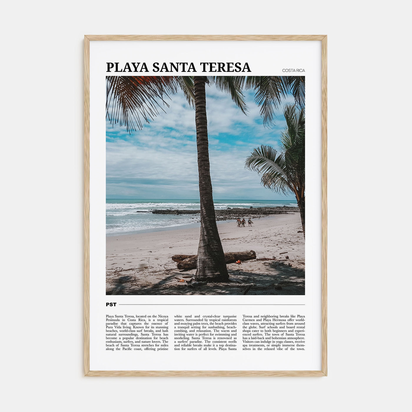 Playa Santa Teresa Travel Color Poster