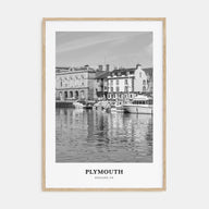Plymouth Portrait B&W Poster
