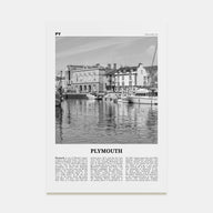 Plymouth Travel B&W Poster