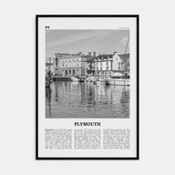 Plymouth Travel B&W Poster