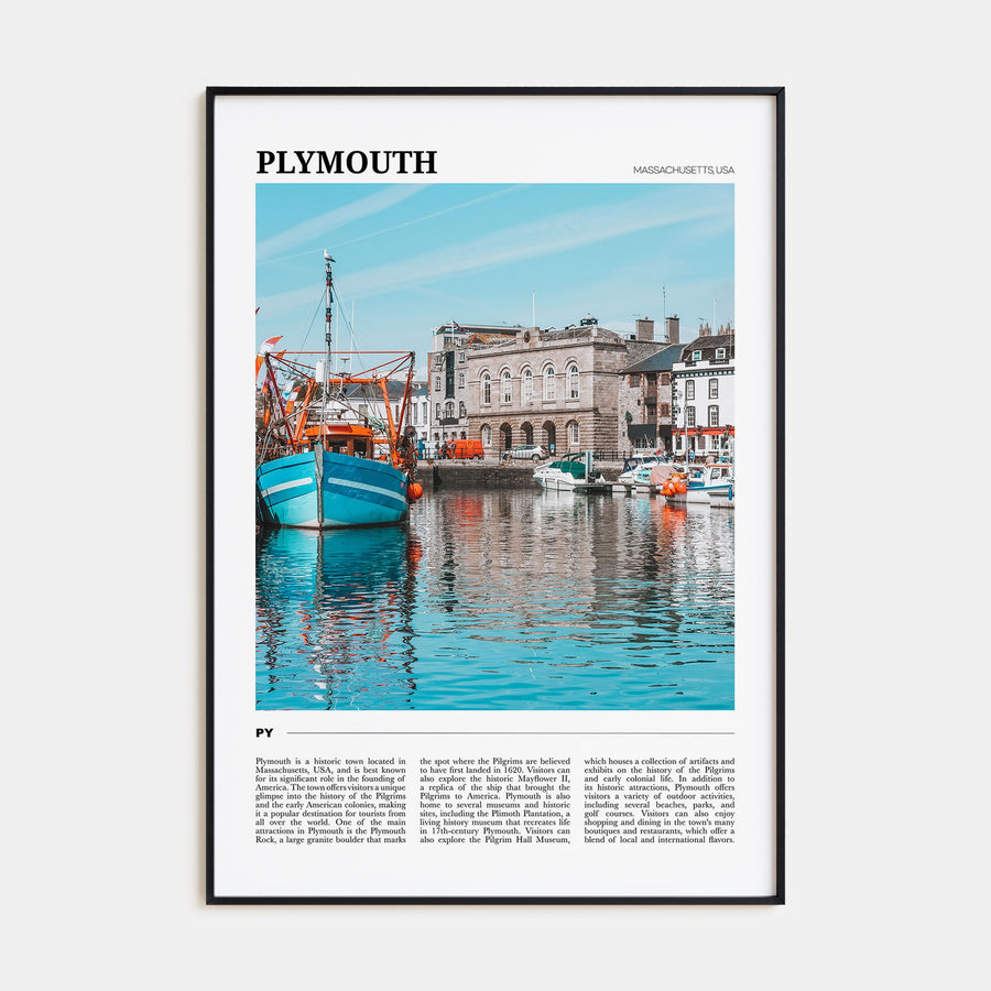 Plymouth Travel Color Poster