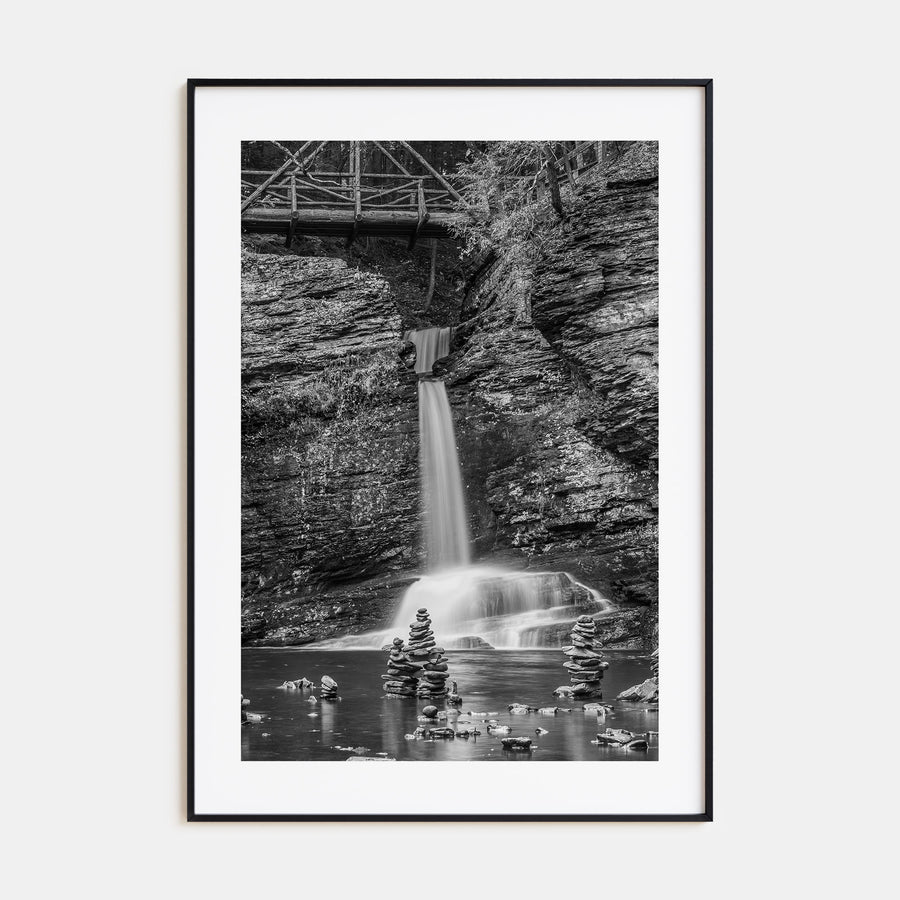 Pocono Mountains Photo B&W Poster