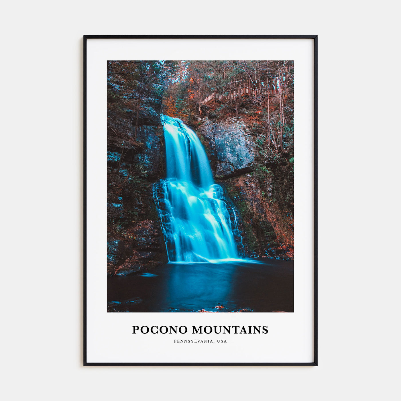 Pocono Mountains Portrait Color No 1 Poster