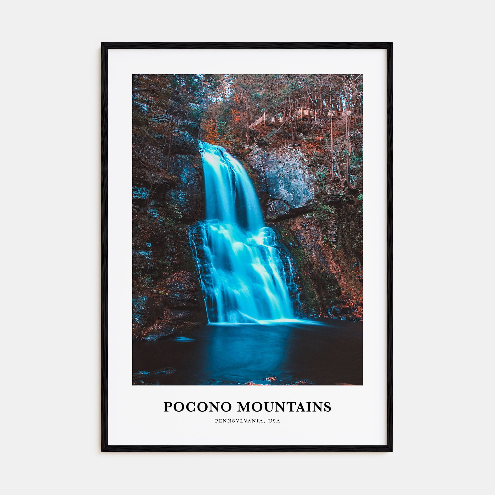 Pocono Mountains Portrait Color No 1 Poster