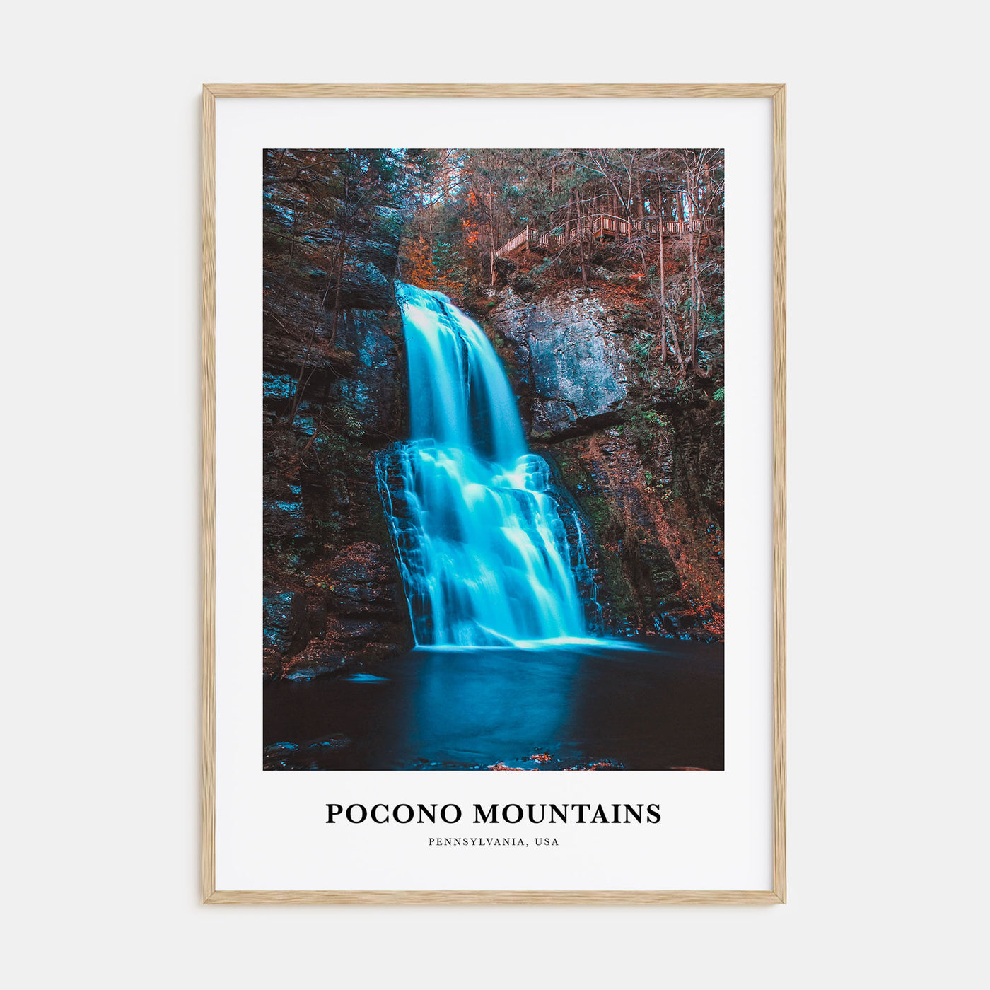 Pocono Mountains Portrait Color No 1 Poster