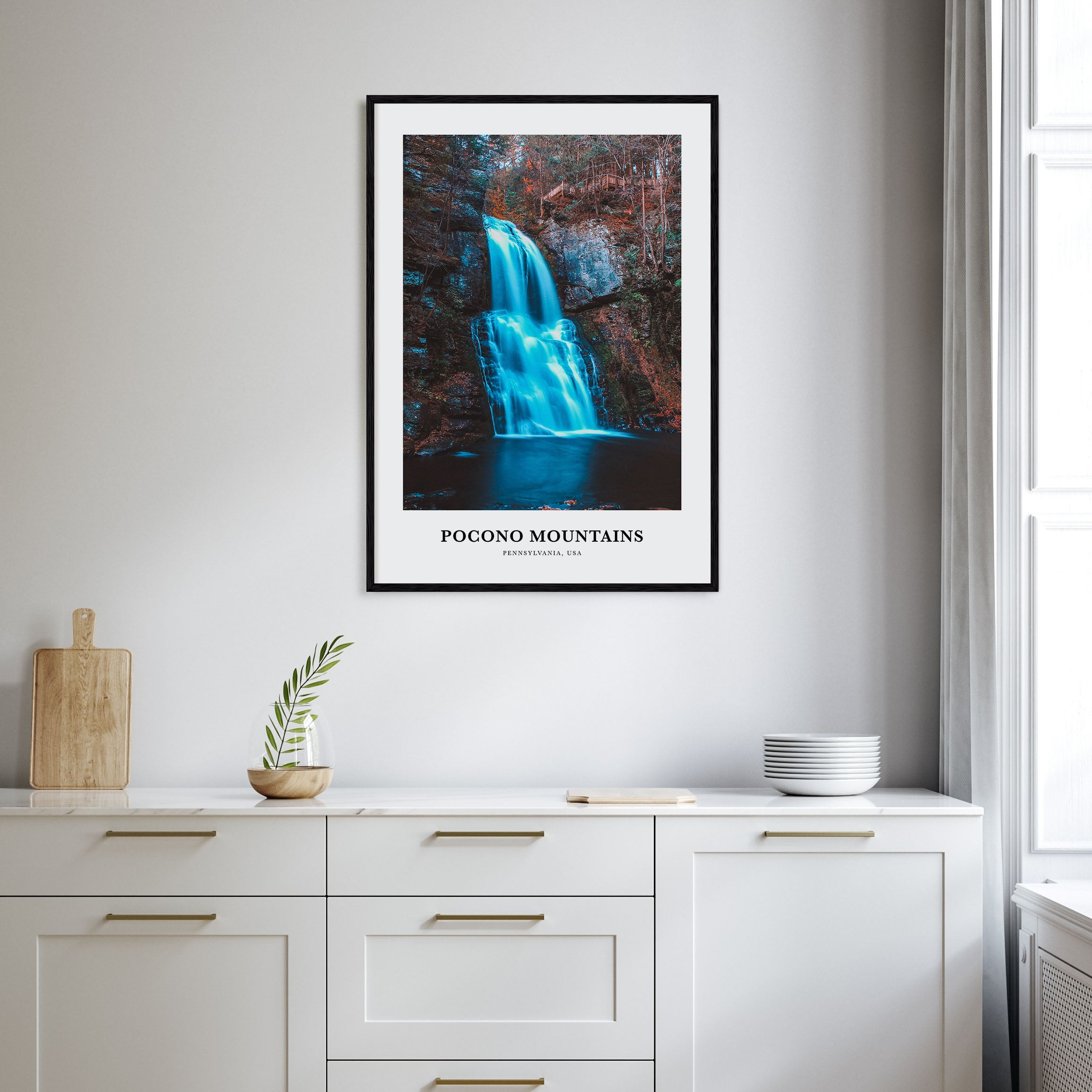 Pocono Mountains Portrait Color No 1 Poster