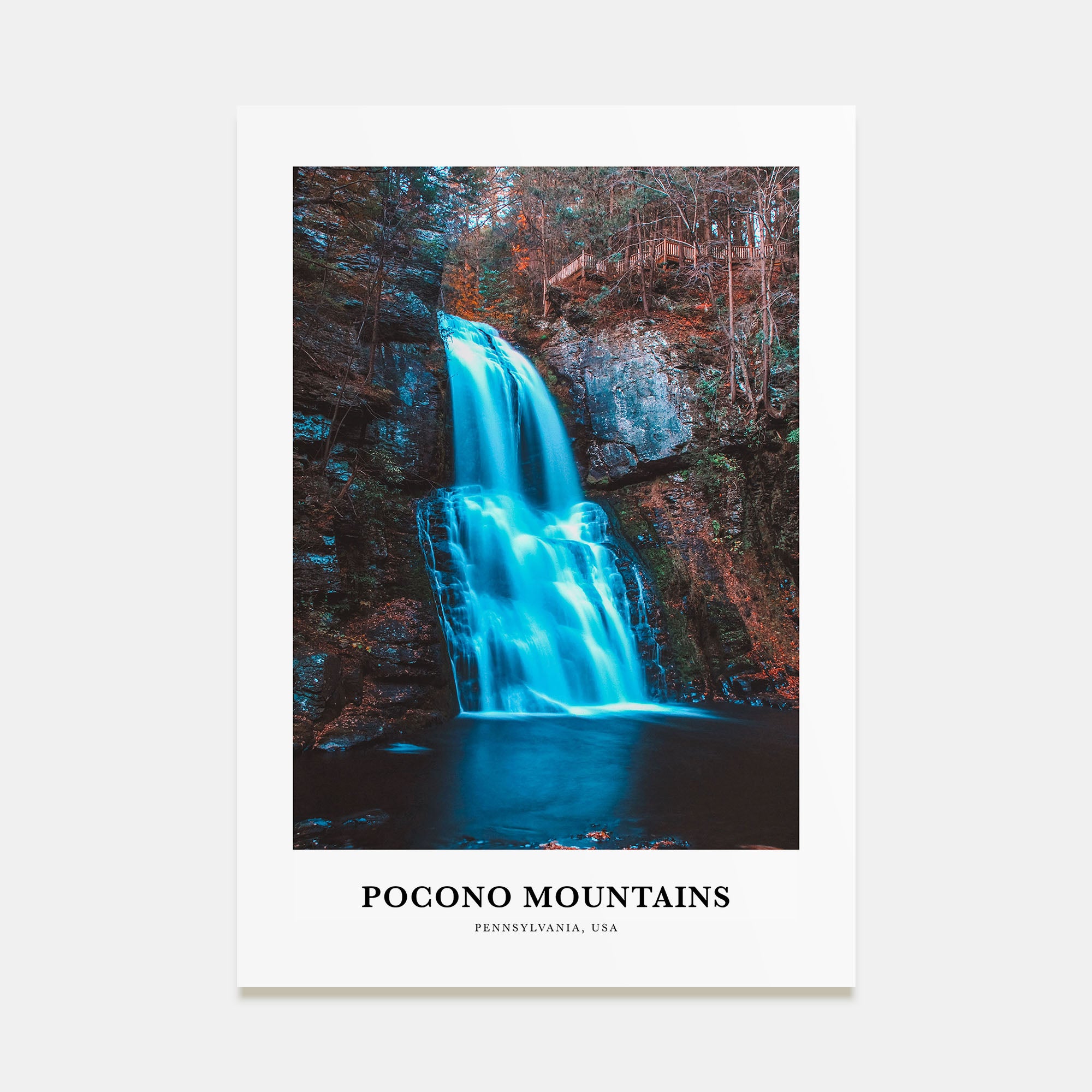 Pocono Mountains Portrait Color No 1 Poster