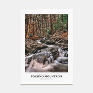 Pocono Mountains Portrait Color No 2 Poster