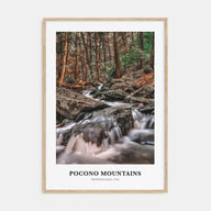 Pocono Mountains Portrait Color No 2 Poster