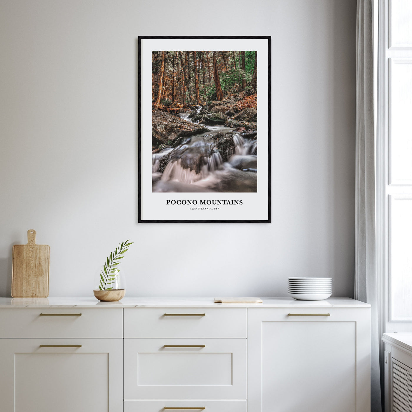 Pocono Mountains Portrait Color No 2 Poster