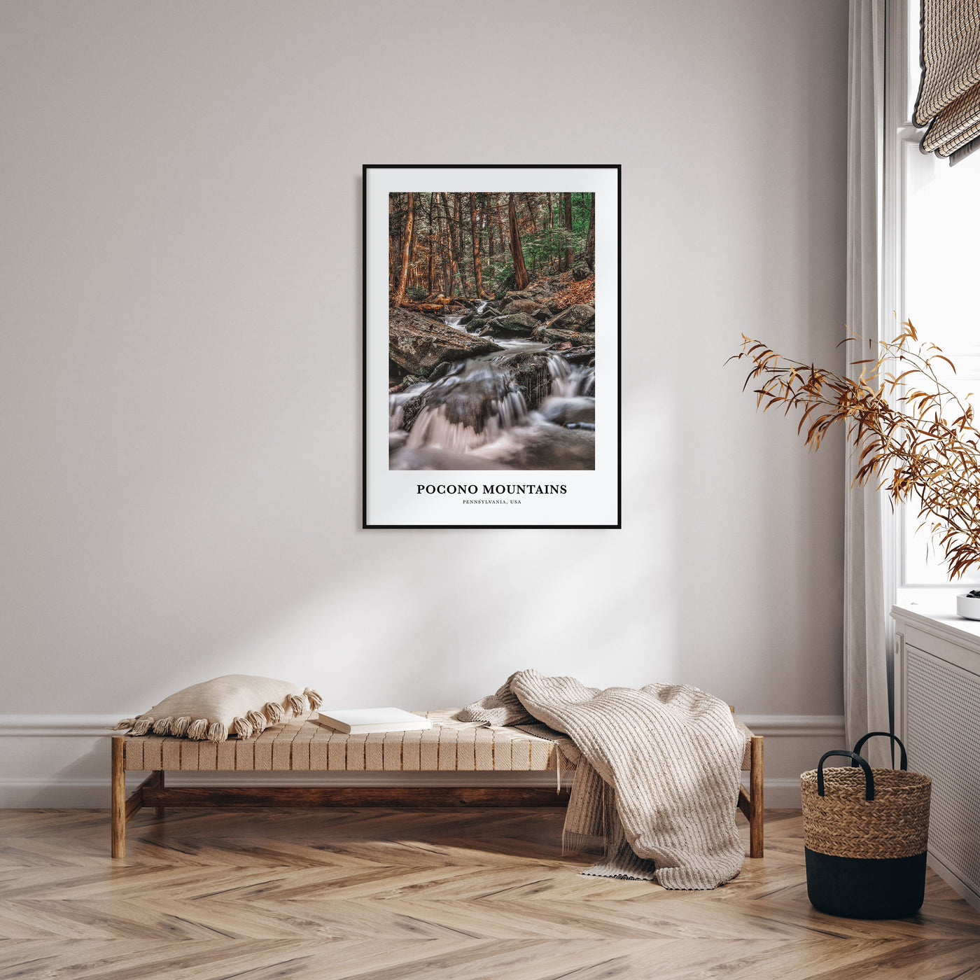 Pocono Mountains Portrait Color No 2 Poster