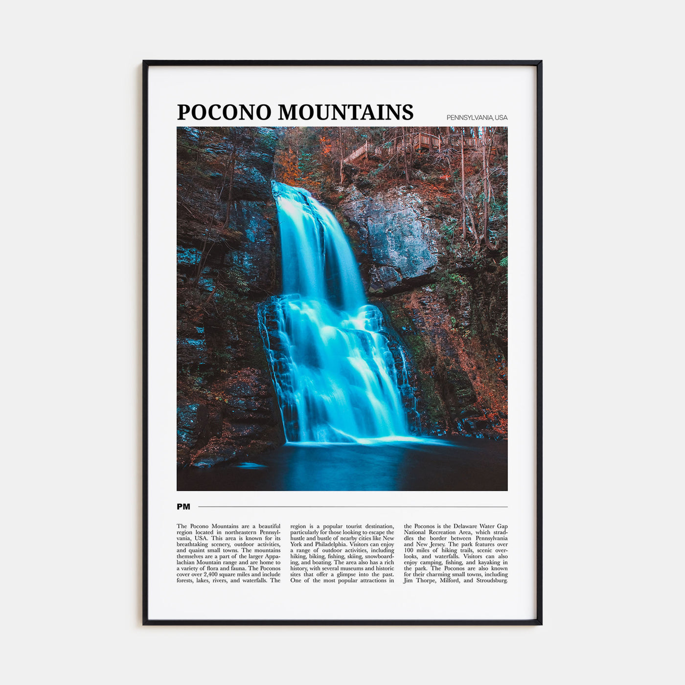 Pocono Mountains Travel Color No 1 Poster