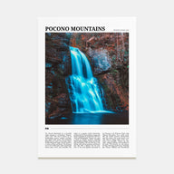 Pocono Mountains Travel Color No 1 Poster