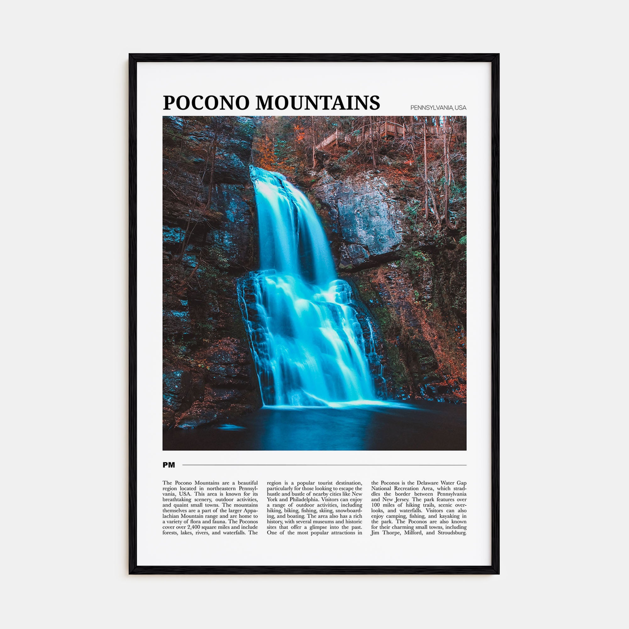 Pocono Mountains Travel Color No 1 Poster