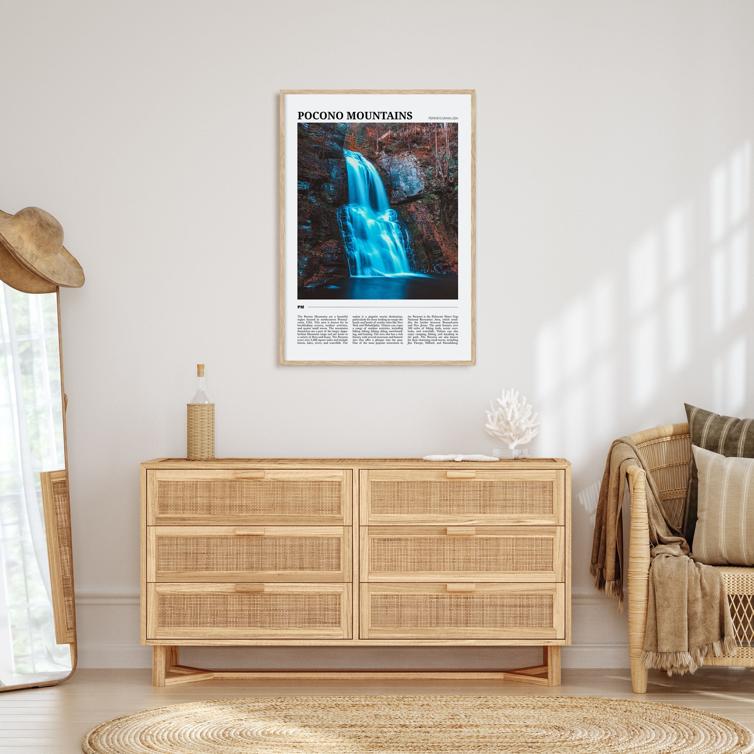 Pocono Mountains Travel Color No 1 Poster