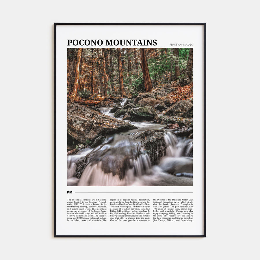Pocono Mountains Travel Color No 2 Poster