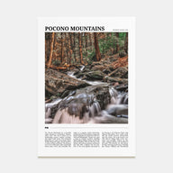 Pocono Mountains Travel Color No 2 Poster
