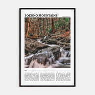 Pocono Mountains Travel Color No 2 Poster
