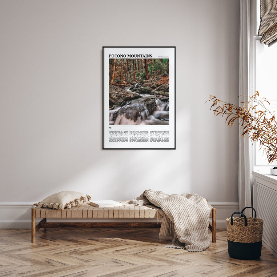 Pocono Mountains Travel Color No 2 Poster