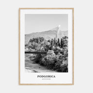 Podgorica Portrait B&W Poster