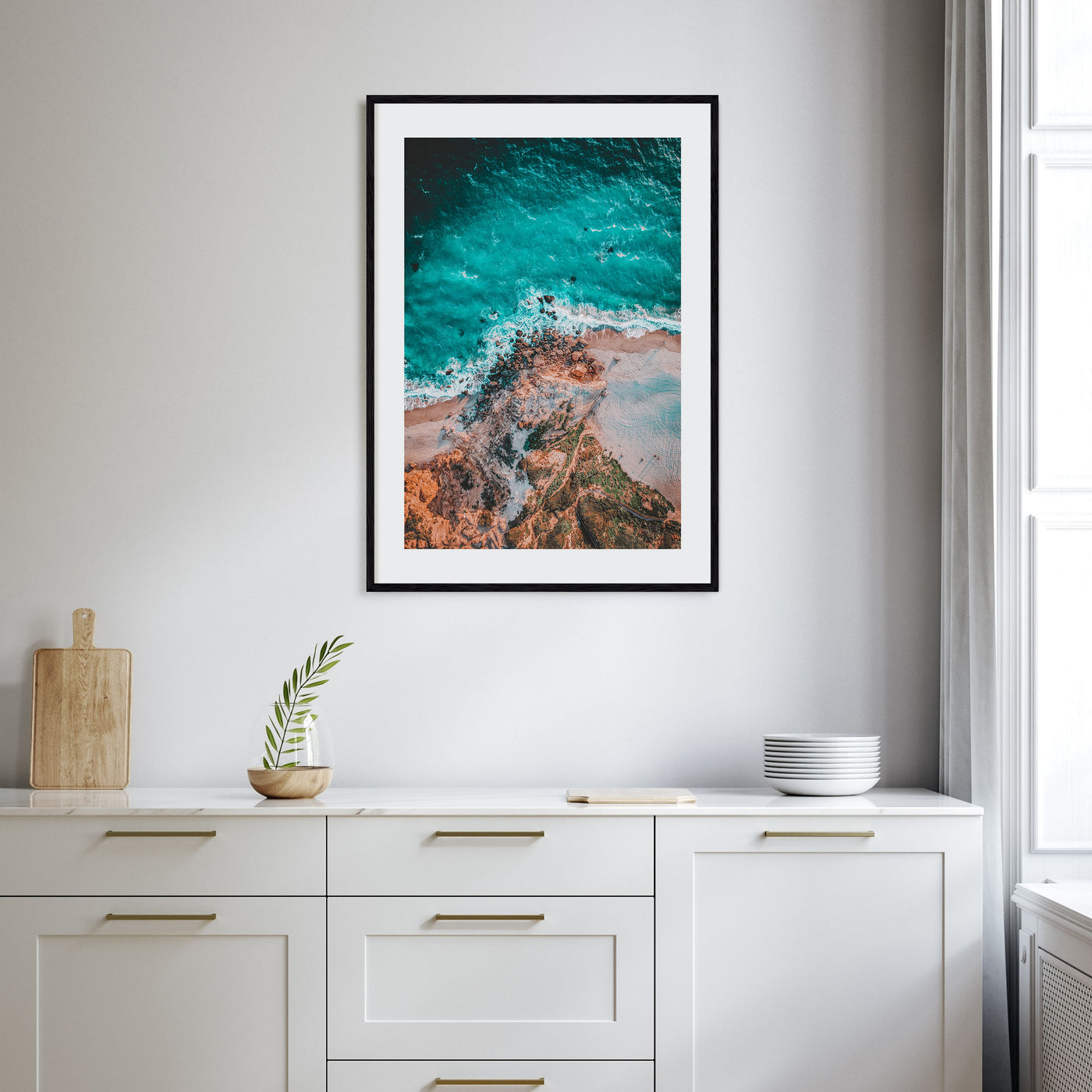 Point Dume Photo Color Poster