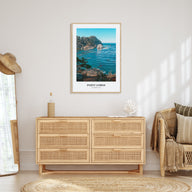 Point Lobos Portrait Color Poster
