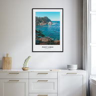 Point Lobos Portrait Color Poster